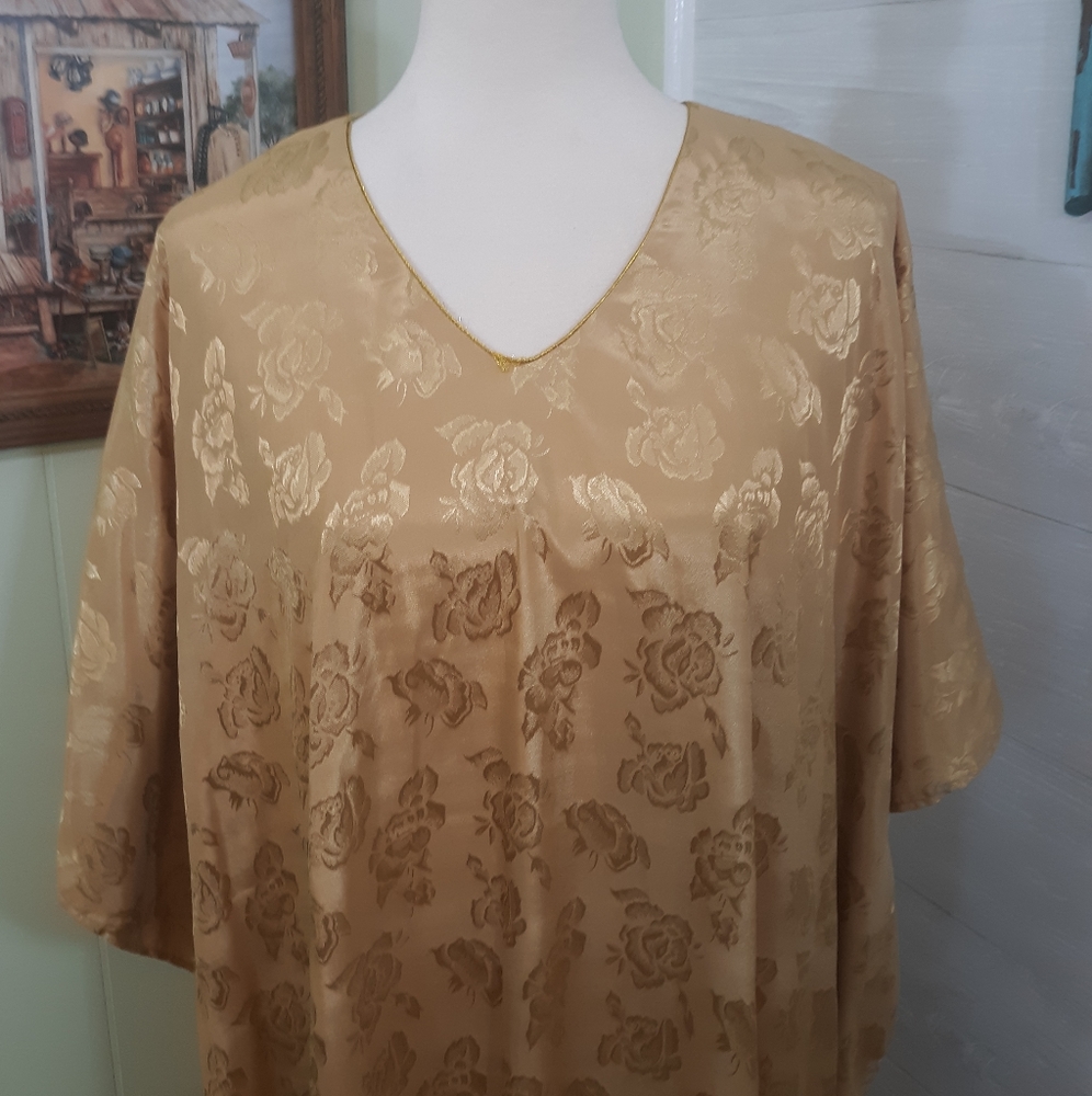 Original Antth NY gold kaftan gown dress free size *A1 - Picture 8 of 8